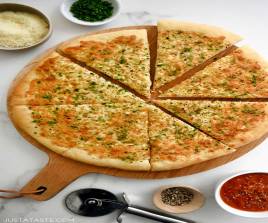 CHEESY PIZZA    GARLIC BREAD 