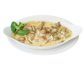 CREAMY GARLIC MUSHROOM  