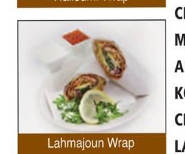 LAHMAJOUN WRAP