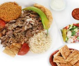 CHICKEN or LAMB SHAWARMA (DONER) 
